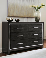 Kaydell Black Dresser - Ella Furniture