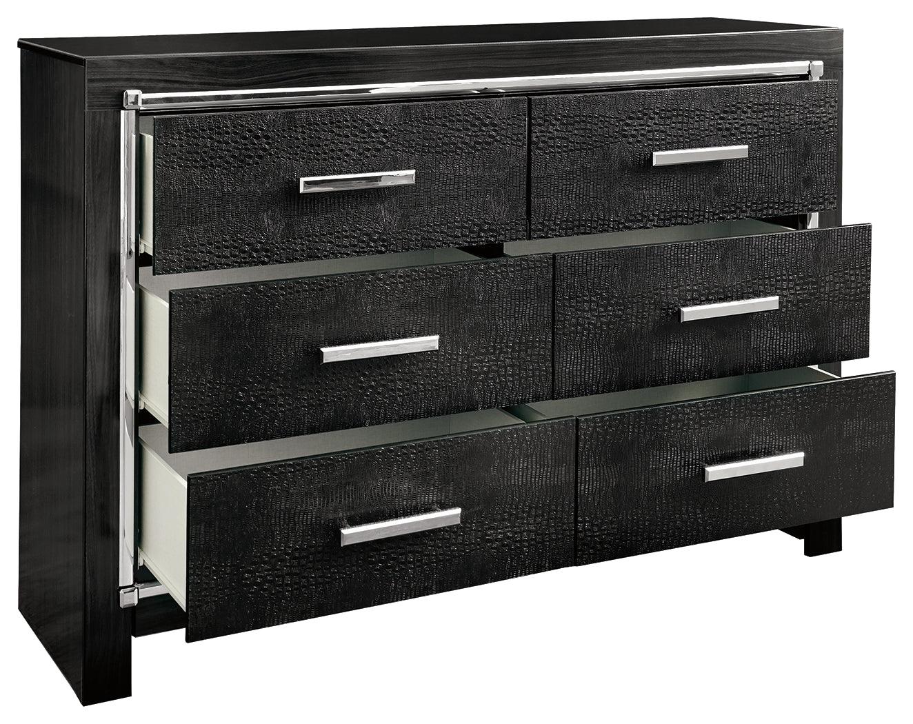 Kaydell Black Dresser - Ella Furniture