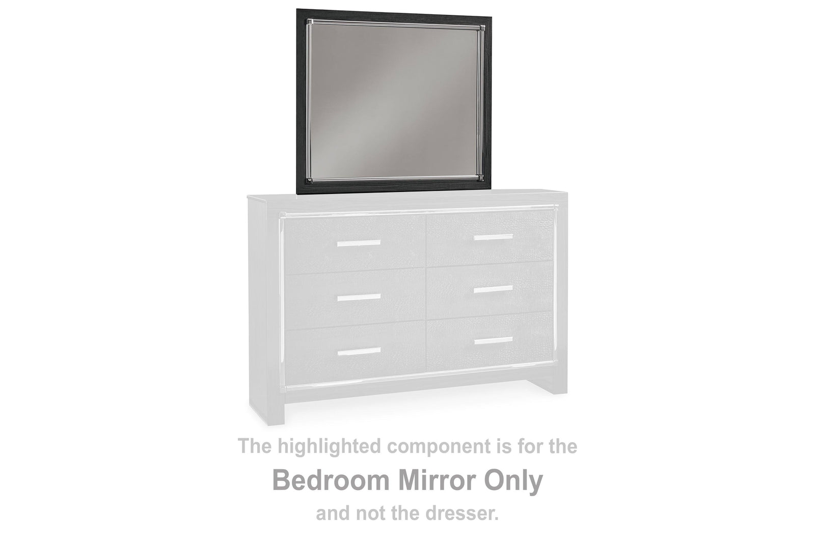 Kaydell Black Bedroom Mirror