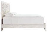 Paxberry Whitewash Queen Panel Bed - Ella Furniture