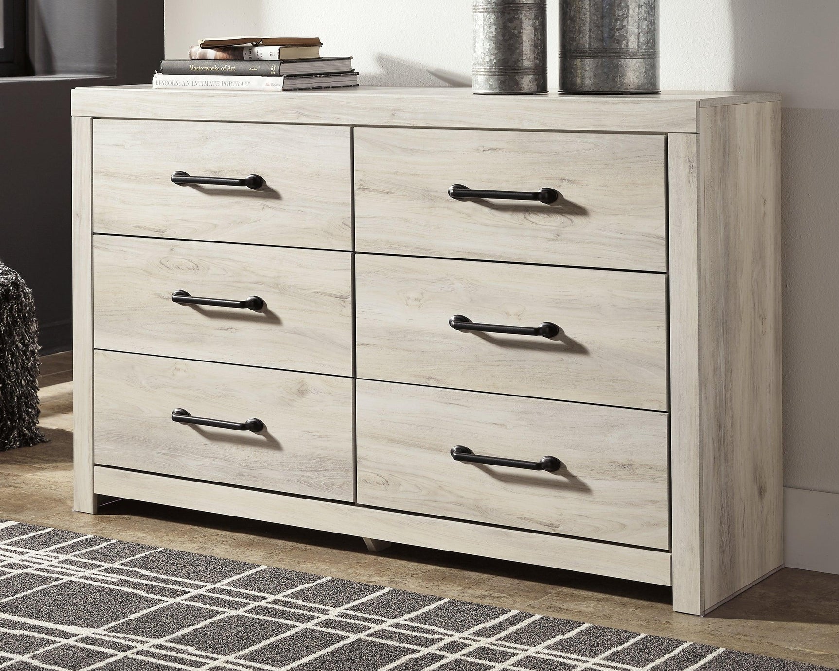 Cambeck Whitewash Dresser - Ella Furniture