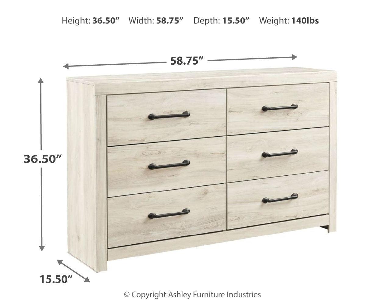 Cambeck Whitewash Dresser - Ella Furniture