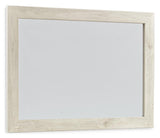 Cambeck Whitewash Bedroom Mirror - Ella Furniture