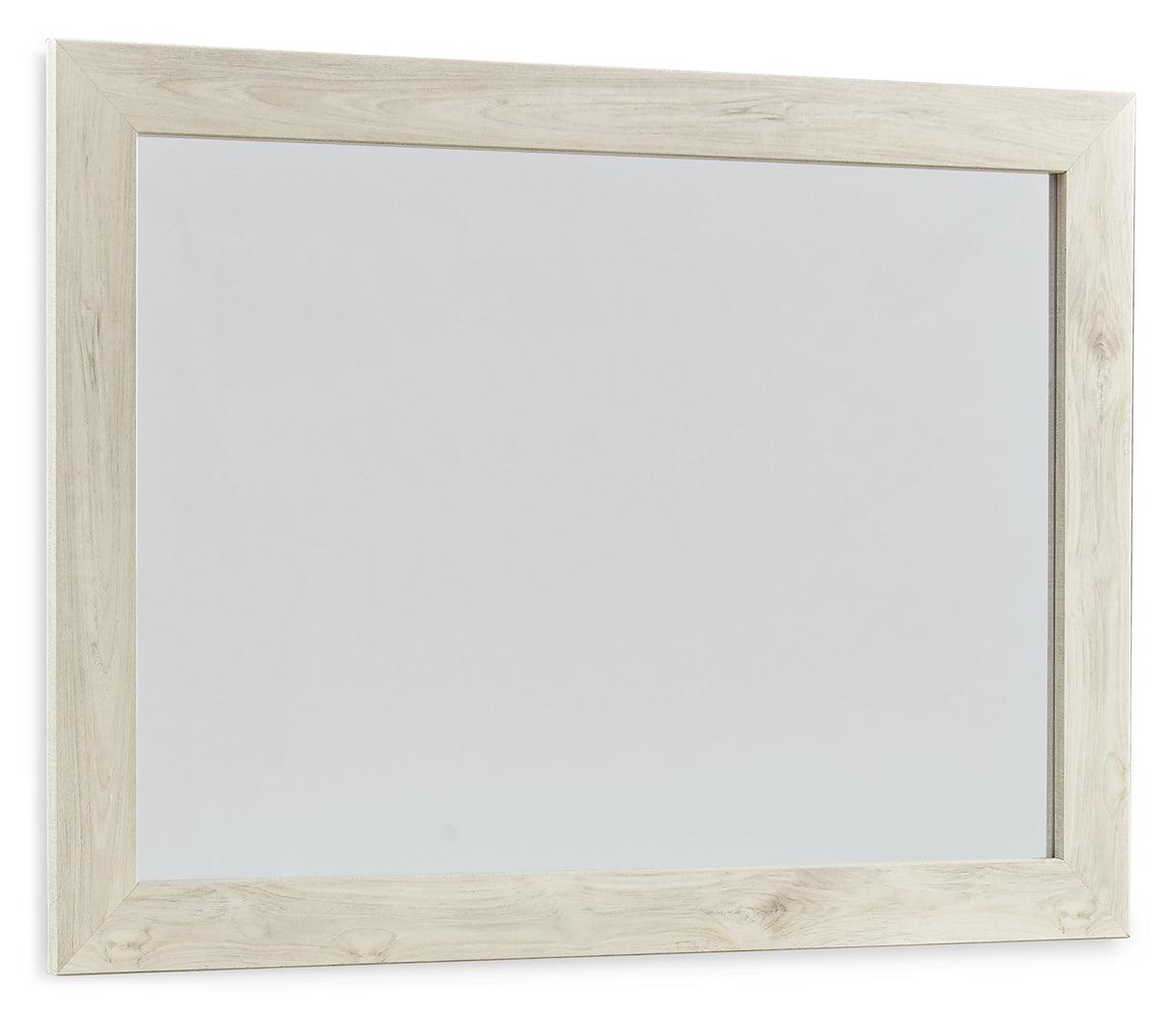 Cambeck Whitewash Bedroom Mirror - Ella Furniture