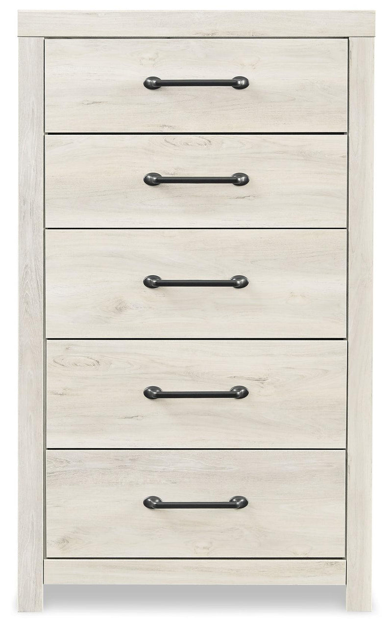 Cambeck Whitewash Chest Of Drawers - Ella Furniture