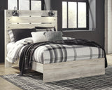 Cambeck Whitewash Queen Panel Bed - Ella Furniture