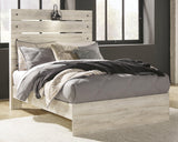 Cambeck Whitewash Full Panel Bed - Ella Furniture