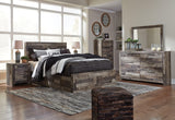 Derekson Multi Gray Queen Panel Bed With 6 Storage Drawers - Ella Furniture