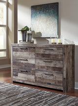 Derekson Multi Gray Dresser - Ella Furniture