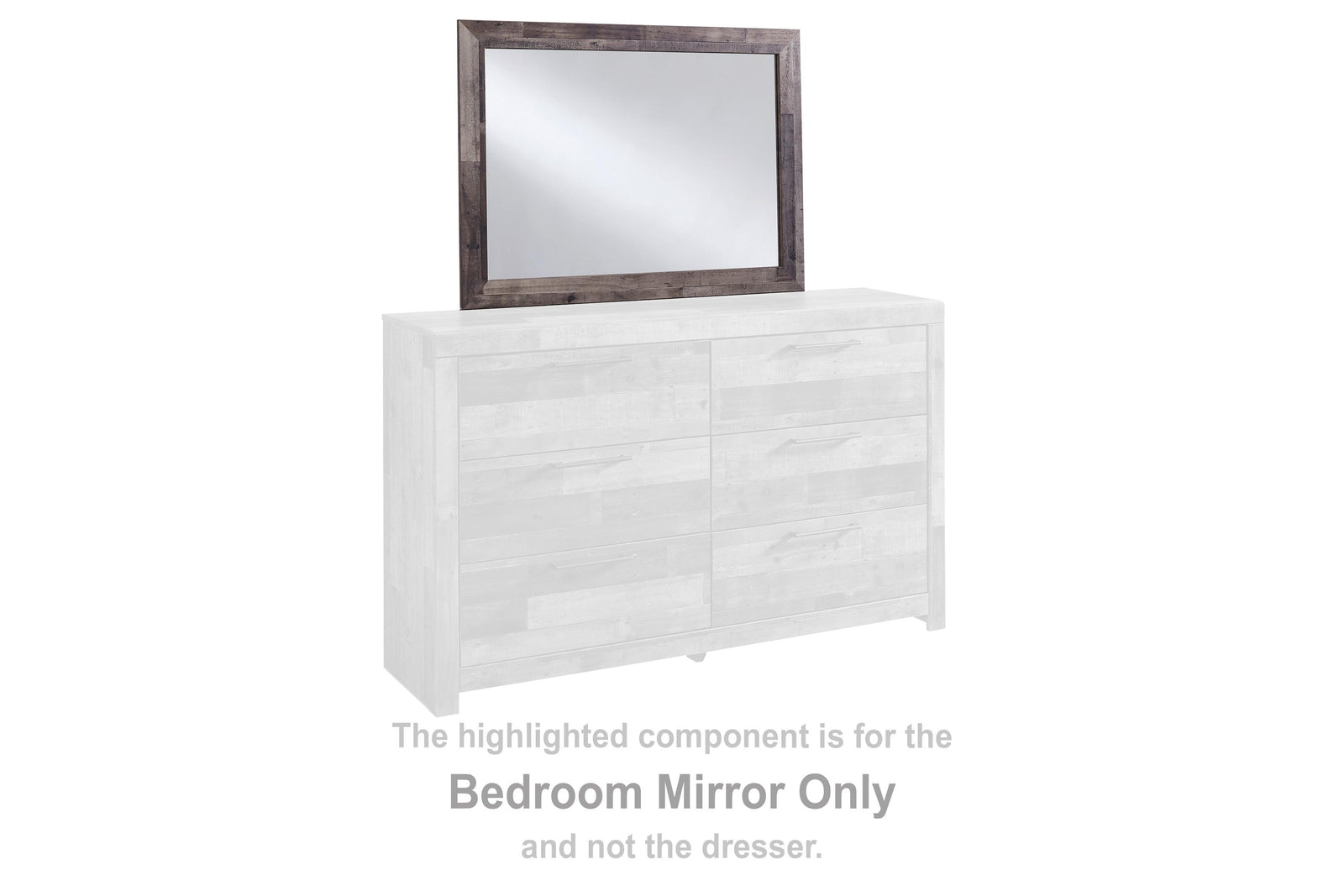 Derekson Multi Gray Bedroom Mirror