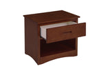 Rowe Dark Cherry Modern Transitional Solid Wood Youth Triple Twin Bunkbed - Ella Furniture