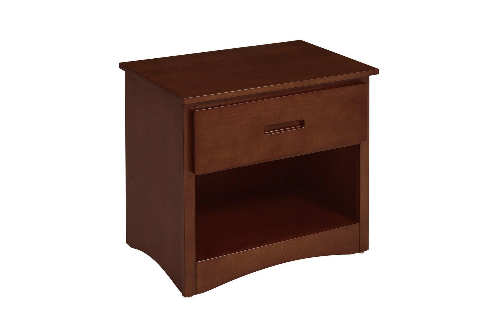 Rowe Dark Cherry Modern Contemporary Transition Solid Wood Youth Bedroom With Storage Set - Ella Furniture