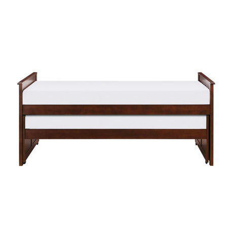 Rowe Dark Cherry Pine Veneer, Wood And Engineered Wood Youth Twin Daybed - Ella Furniture