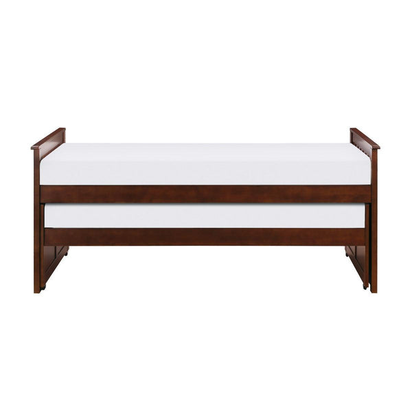 Rowe Dark Cherry Pine Veneer, Wood And Engineered Wood Youth Twin Daybed - Ella Furniture