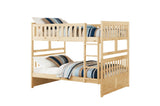 Bartly Natural Pine Modern Transitional Solid Wood Youth Bunk Bedroom Set - Ella Furniture