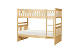 Bartly Natural Pine Modern Transitional Solid Wood Youth Bunk Bedroom Set - Ella Furniture