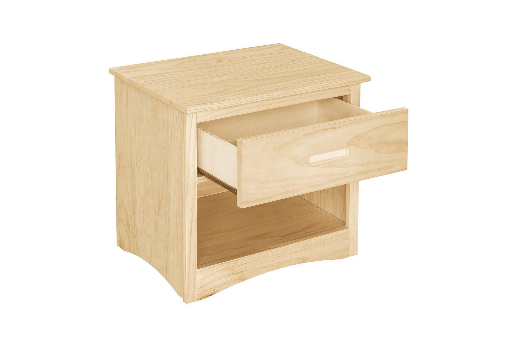 Bartly Natural Pine Modern Transitional Solid Wood Youth Triple Bunk Bedroom Set - Ella Furniture