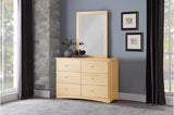 Bartly Natural Pine Modern Transitional Solid Wood Youth Full/full Bunk Bed With Storage Boxes - Ella Furniture