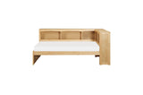 Bartly Natural Pine Modern Transitional Solid Wood Youth Bookcase Storage Bedroom Set - Ella Furniture