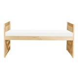 Bartly Natural Pine Pine Veneer, Wood And Engineered Wood Youth Twin Panel Storage Trundle Bed - Ella Furniture