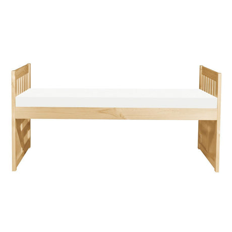 Bartly Natural Pine Pine Veneer, Wood And Engineered Wood Youth Twin Panel Storage Trundle Bed - Ella Furniture