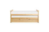 Bartly Natural Pine Modern Transitional Solid Wood Youth Storage Bedroom Set - Ella Furniture