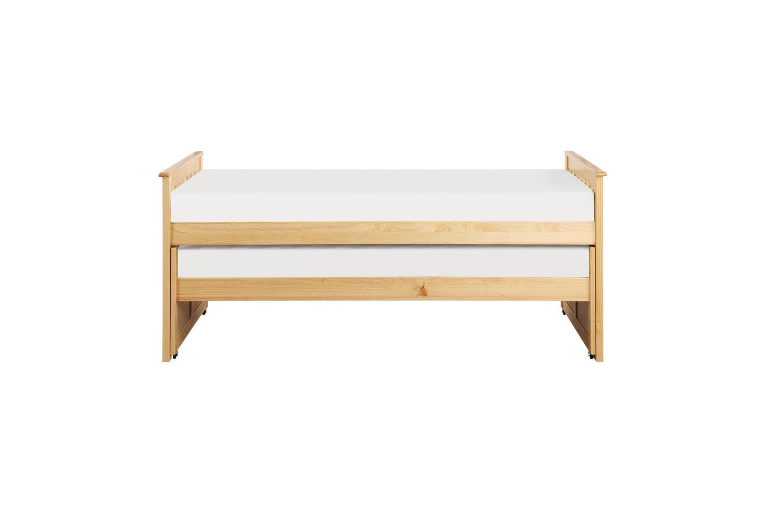 Bartly Natural Pine Modern Transitional Solid Wood Youth Storage Bedroom Set - Ella Furniture