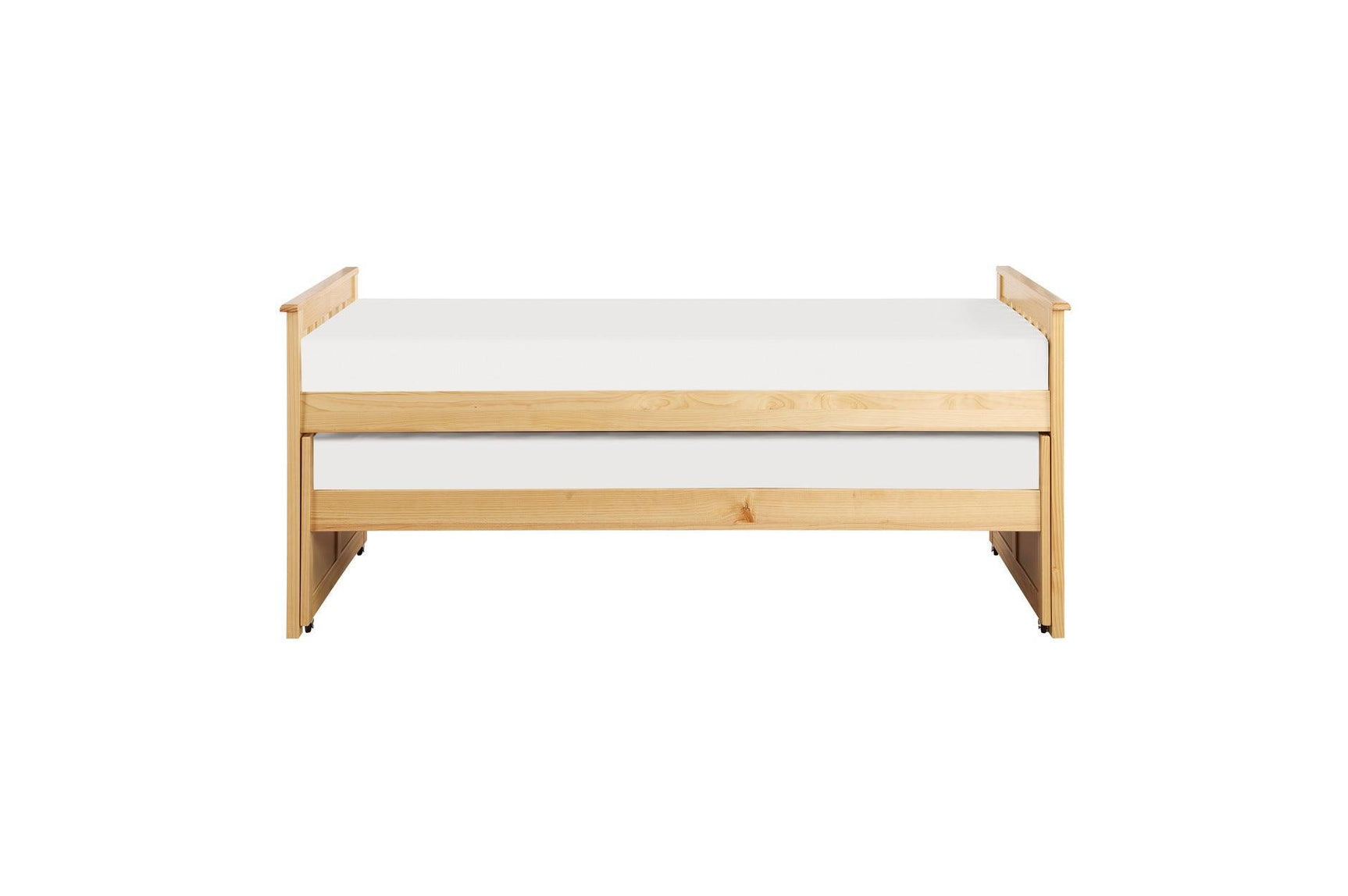 Bartly Natural Pine Modern Transitional Solid Wood Youth Storage Bedroom Set - Ella Furniture
