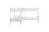 Galen White Modern Transitional Wood And Engineered Wood Four Youth Twin Bedroom Set - Ella Furniture