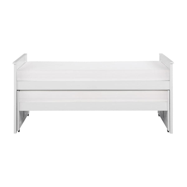 Galen White Transitional Wood And Engineered Wood Youth Twin Over Twin Daybed - Ella Furniture