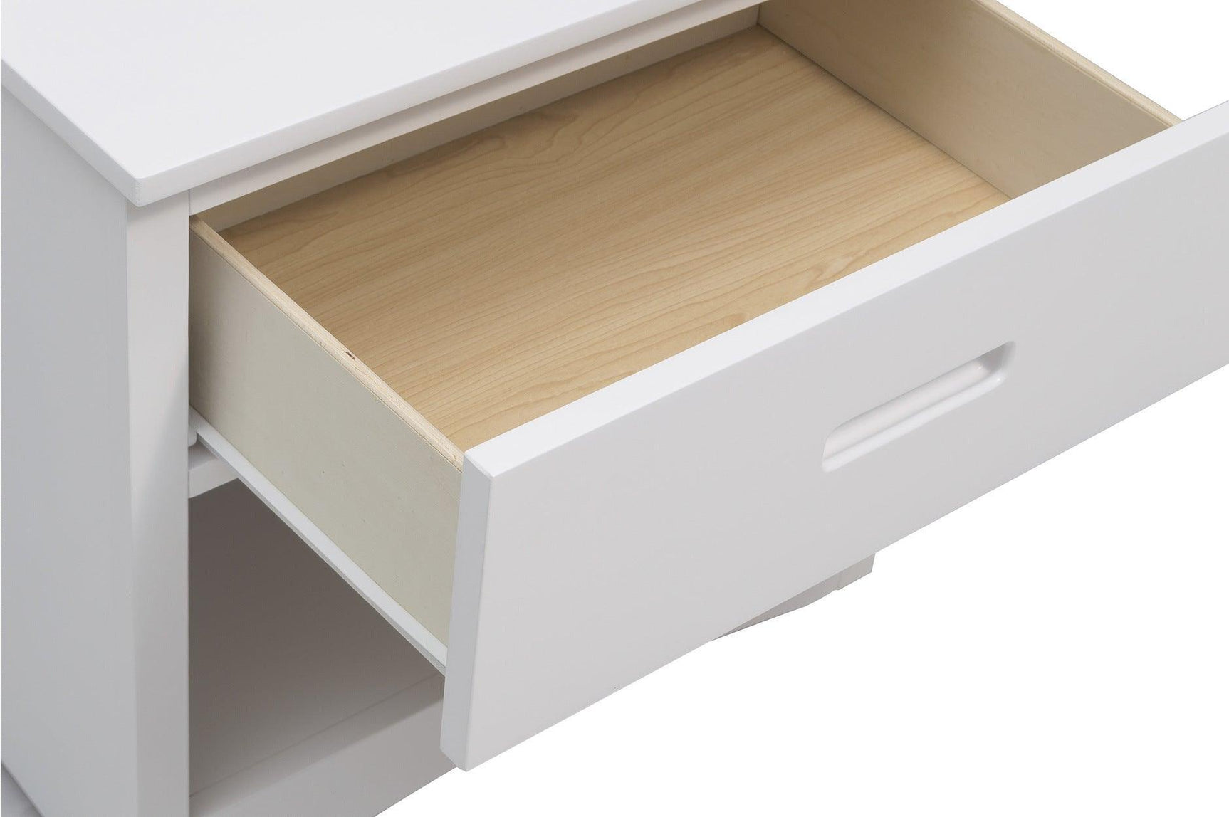 Galen White Modern Transitional Wood And Engineered Wood Youth Triple Twin Bunkbed - Ella Furniture