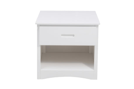 Galen White Modern Transitional Wood And Engineered Wood Youth Triple Twin Bunkbed - Ella Furniture