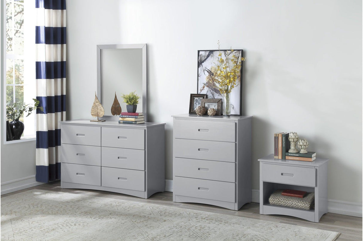 Orion Gray Contemporary Transitional Wood And Engineered Wood Youth Bedroom Group Bedroom Set - Ella Furniture
