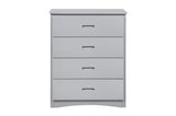 Orion Gray Youth Contemporary Transitional Engineered Wood Triple Twin Bunkbed Bedroom Set - Ella Furniture