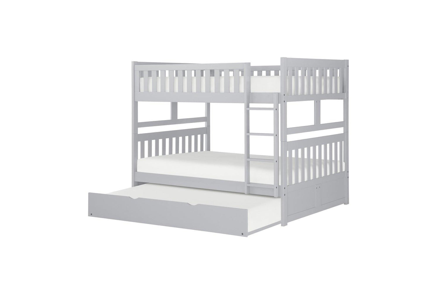 Orion Gray Contemporary Transitional Wood And Engineered Wood Twin Over Twin Youth Bedroom Set - Ella Furniture
