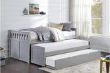 Orion GrayYouth Twin Over Twin Bed With Optional Dual Under-bed Toyboxes Or Twin Bed Trundle - Ella Furniture