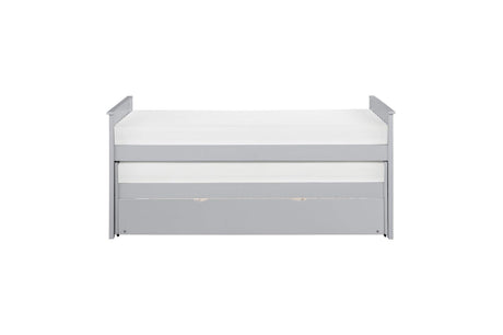 Orion GrayYouth Twin Over Twin Bed With Optional Dual Under-bed Toyboxes Or Twin Bed Trundle - Ella Furniture