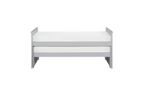 Orion GrayYouth Twin Over Twin Bed With Optional Dual Under-bed Toyboxes Or Twin Bed Trundle - Ella Furniture