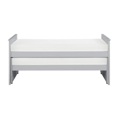 Orion Gray Transitional Wood And Engineered Wood Youth Twin Over Twin Daybed - Ella Furniture