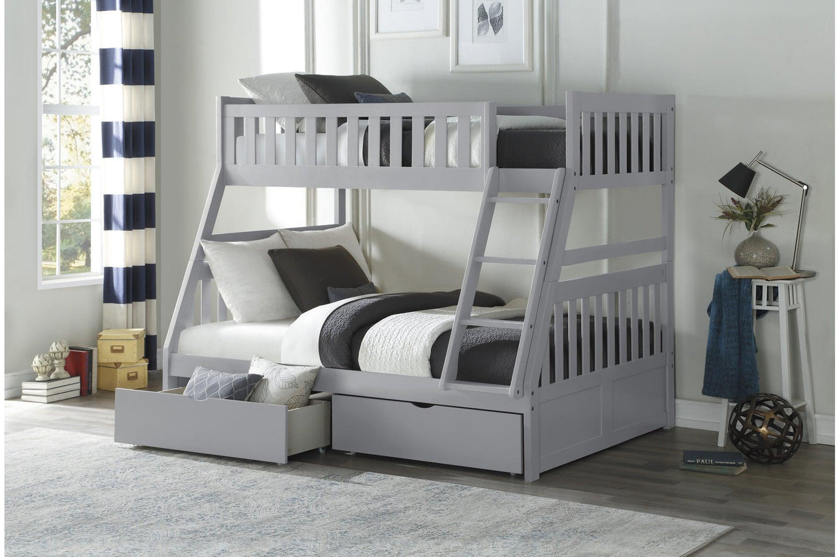 Orion Gray Contemporary Transitional Wood And Engineered Wood Youth Bedroom Group Bedroom Set - Ella Furniture