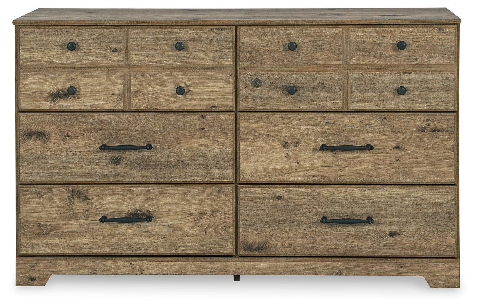 Shurlee Light Brown Dresser - Ella Furniture