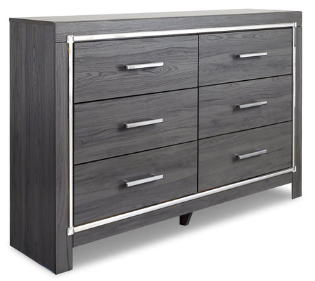 Lodanna Gray Dresser And Mirror - Ella Furniture