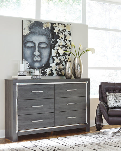 Lodanna Gray Dresser - Ella Furniture