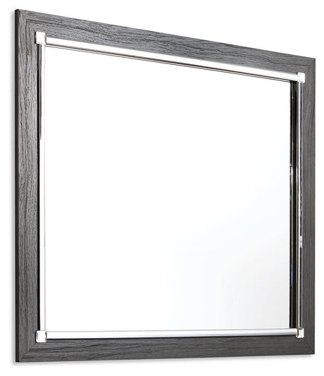 Lodanna Gray Bedroom Mirror - Ella Furniture