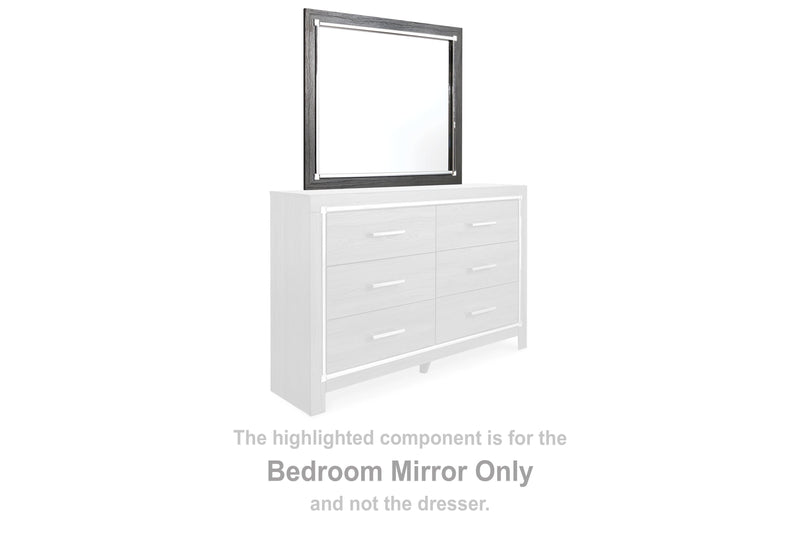 Lodanna Gray Bedroom Mirror - Ella Furniture