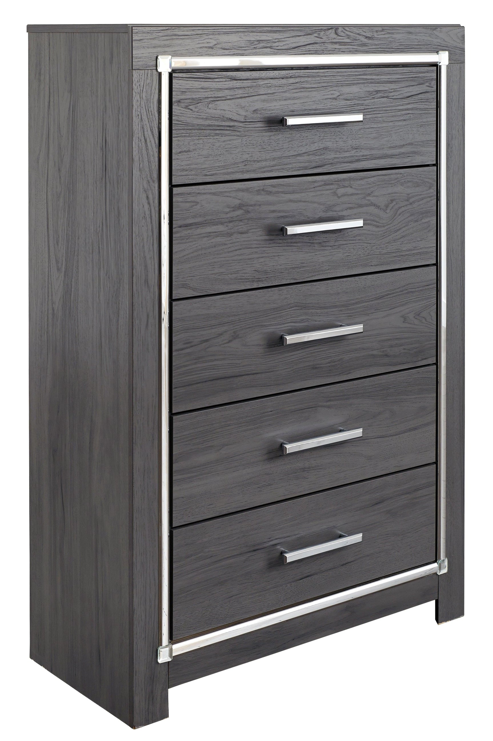 Lodanna Gray Chest Of Drawers - Ella Furniture