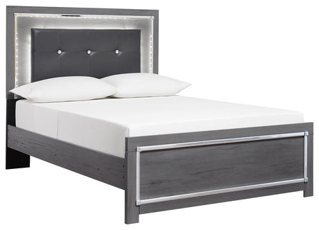 Lodanna Gray Full Panel Bed - Ella Furniture