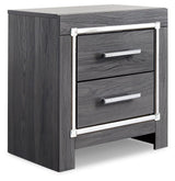 Lodanna Gray Nightstand - Ella Furniture