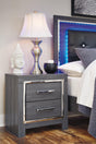 Lodanna Gray Nightstand - Ella Furniture