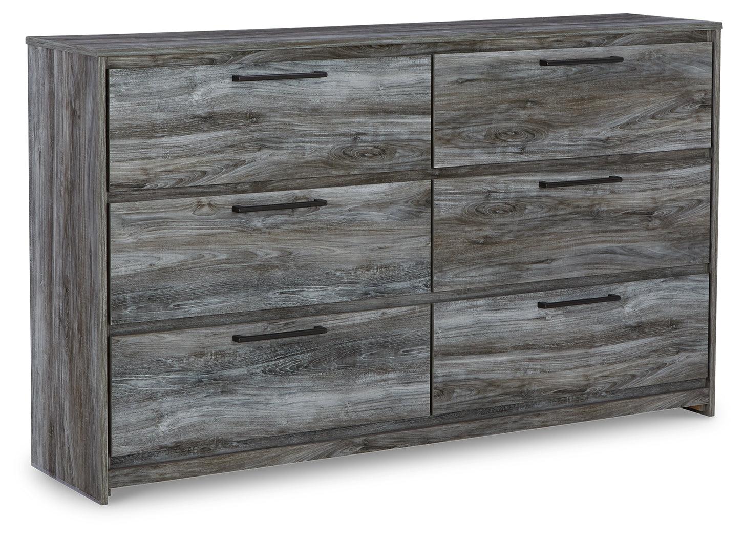 Baystorm Gray Dresser And Mirror - Ella Furniture